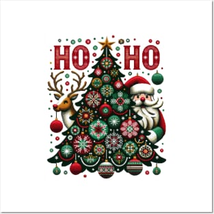 Funny Ho Ho Santa Posters and Art